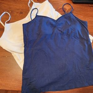 No Boundaries XXL Juniors Navy and White Camisole Bundle